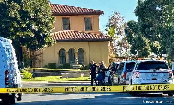 A Newport Beach resident opened fire on robbers, wounding one while the other shot himself