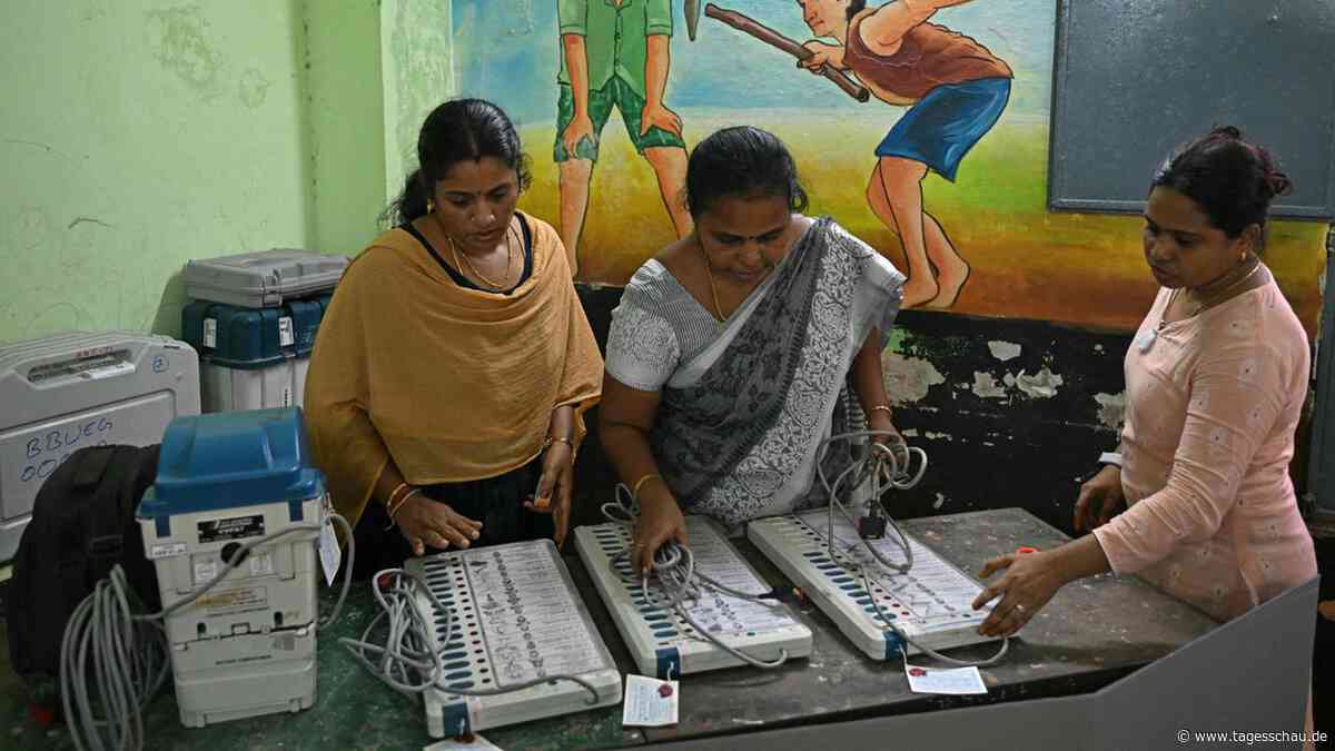 Parlamentswahl in Indien: 970 Millionen stimmen ab - digital