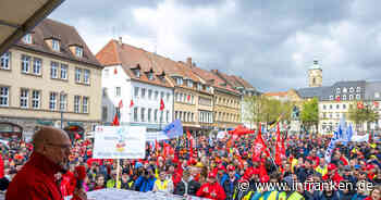 Schweinfurt: Industriearbeiter protestieren - aus Angst vor Stellenabbau und Strukturwandel