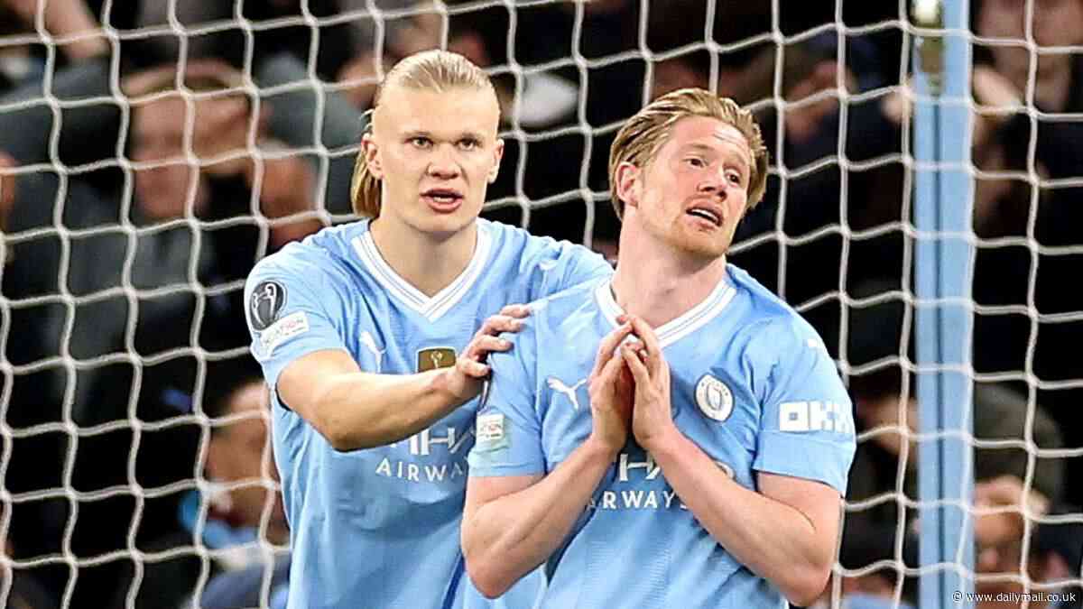 Haaland and De Bruyne had nothing left in gruelling Real Madrid loss and Rodri is begging for a rest... but who out of the NINE players clocking 3000+ minutes has played the most? How Man City were run into the ground in quest for the double treble