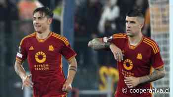 Mancini y Dybala confirmaron paso de Roma en la Europa League ante AC Milan