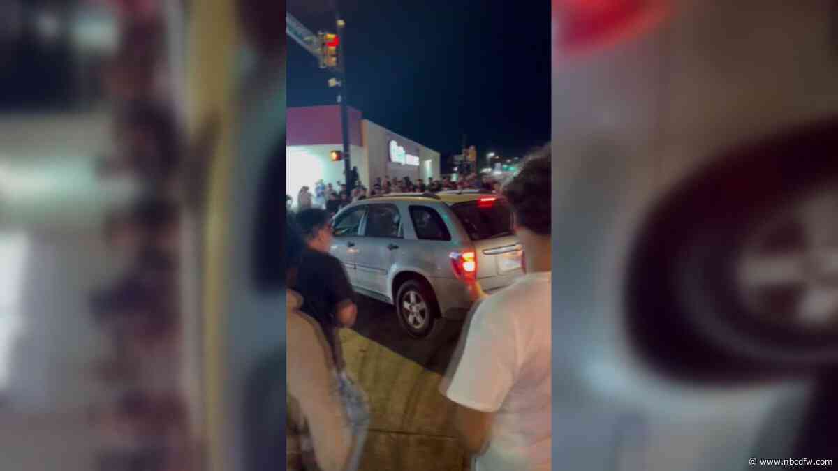 ‘I had my daughter in the back' Driver attacked by Ft Worth street takeover spectators speaks out