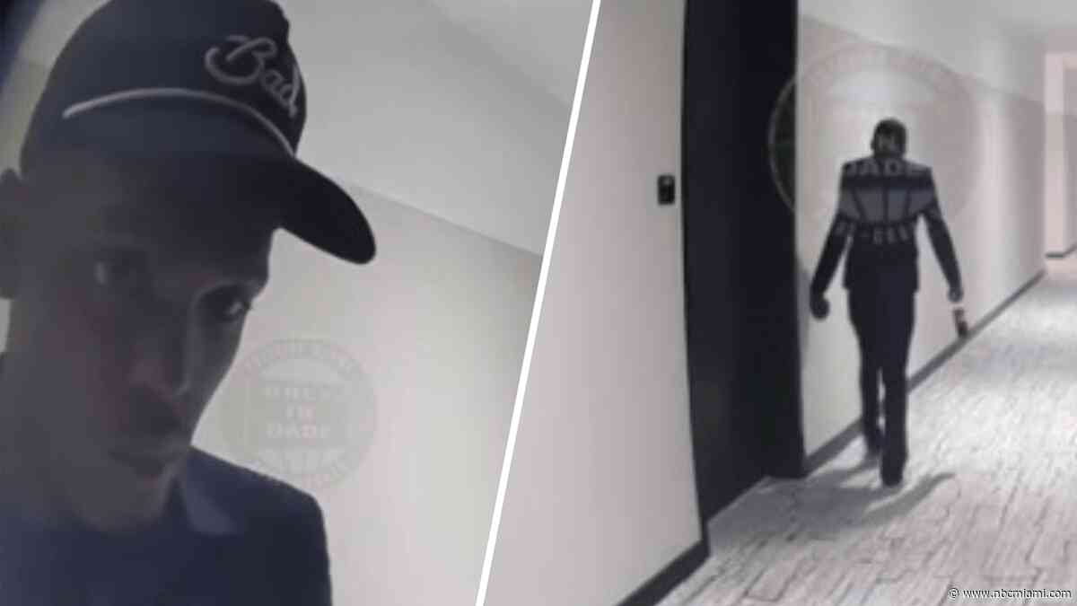 Residents on edge over man seen roaming halls, trying to open doors at Wynwood building