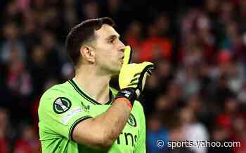Emiliano Martinez survives two yellow cards as Villa beat Lille in dramatic penalty shoot-out