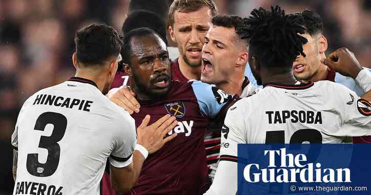 ‘Playing against 14’: Michail Antonio hits out at officials after West Ham’s exit