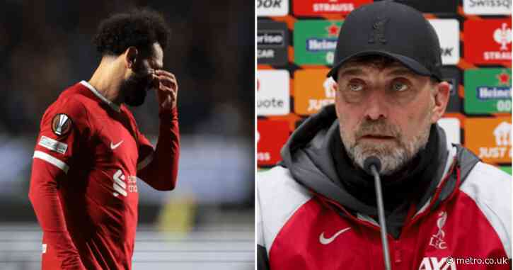 Jurgen Klopp responds to concerns over Mohamed Salah’s form as Liverpool exit Europa League
