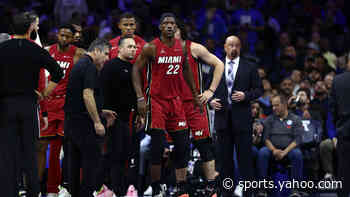 Butler sprained MCL in Sixers-Heat play-in game, will miss several weeks