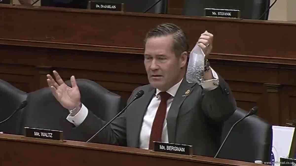 Moment Rep. Mike Waltz holds up a $90,000 bag of insulator joints as stumped USAF Secretary admits he has NO IDEA such basic parts cost that much for taxpayers