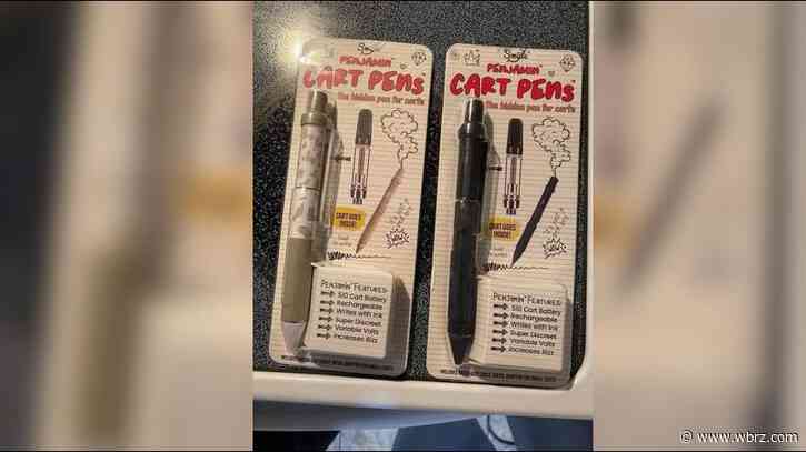 Police warns parents of vape pens that hold carts and function as writing pens