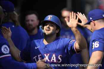 Jack Leiter makes pitching debut for Rangers as they beat Tigers 9-7