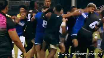 Twelve players charged after shameful post-siren brawl in Pacific Games nines tournament