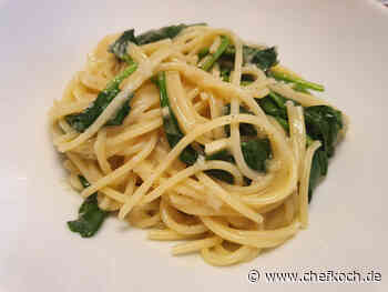 Vegane One Pot Zitronen-Spinat-Spaghetti