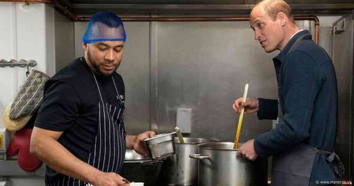 Prince William fans all say same thing as he helps out in kitchen and declare 'Kate is lucky gal'