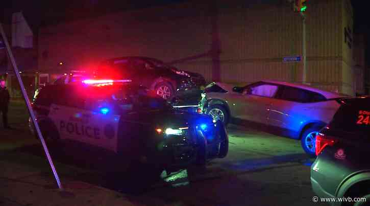 1 hospitalized after alleged stolen Kia crashes into vehicle following police chase