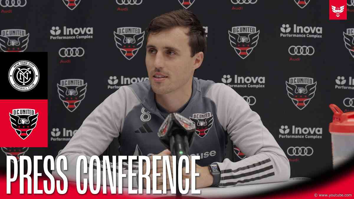 Jared Stroud Pre-Match Press Conference | NYCFC vs.D.C. United | MLS 2024