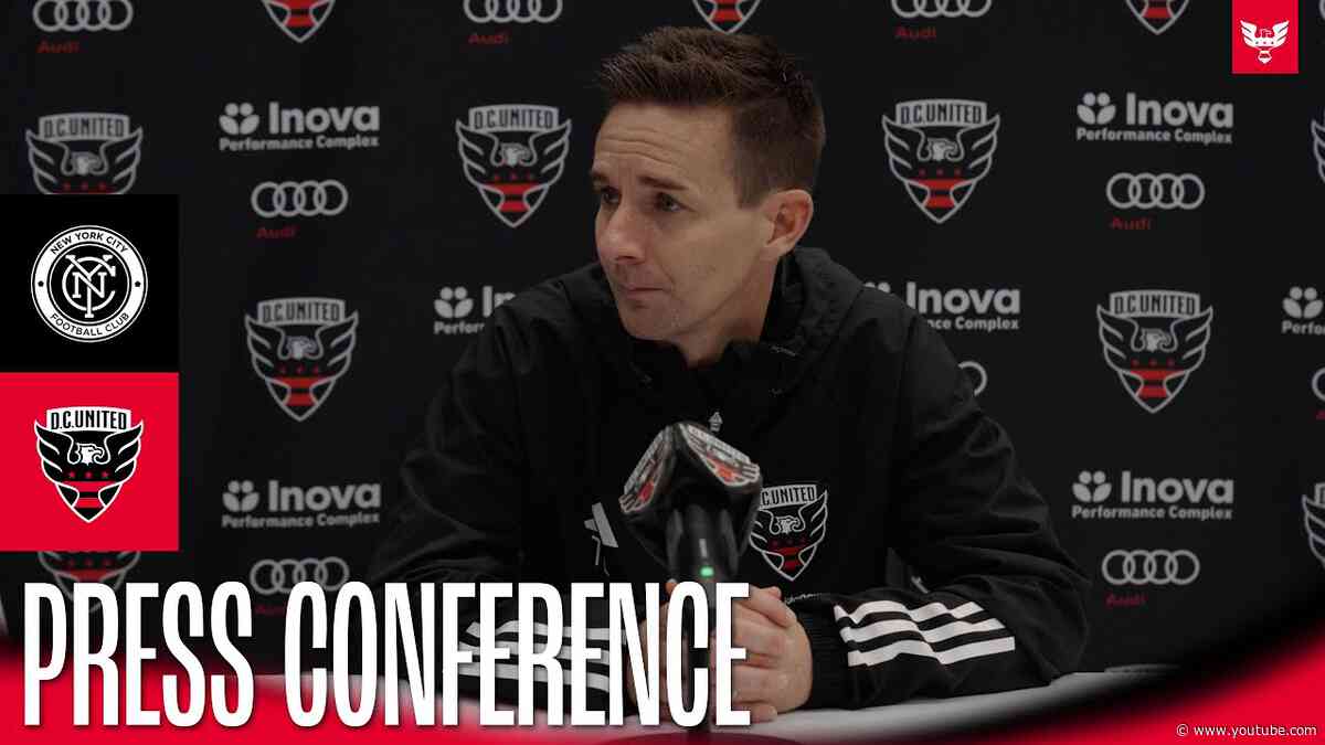 Troy Lesesne Pre-Match Press Conference | NYCFC vs.D.C. United | MLS 2024