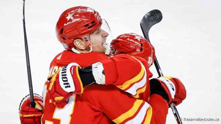 Flames earn 5-1 season-ending victory over league-worst Sharks