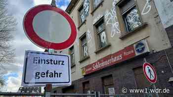Einsturzgefährdetes Haus: Straßensperrung in Wuppertal bleibt bestehen