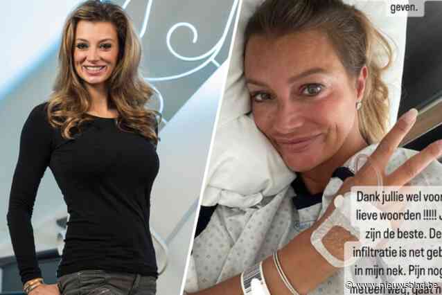 Véronique De Kock één maand na auto-ongeluk met spoed opgenomen in ziekenhuis: “Zo banaal was dat accident zo te zien niet”