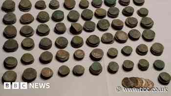 Historical coin hoard found buried under floor