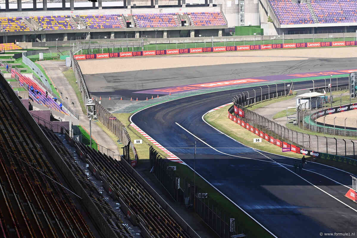 Speciale coating op het asfalt tijdens de GP van China: ‘Lijkt op een verflaag’