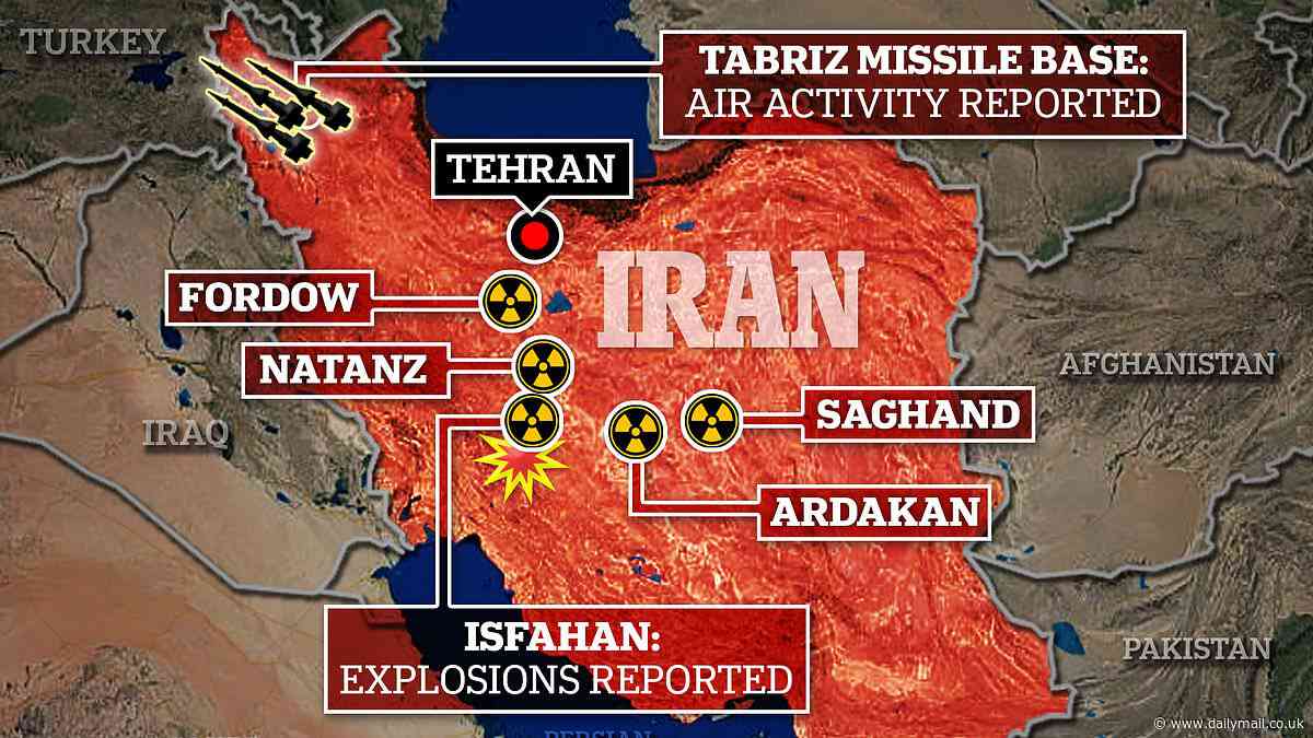 Israel attacks Iran LIVE: Latest updates as strikes reported in city that hosts nuclear programme and flights are diverted after Netanyahu ignored Biden's plea for calm