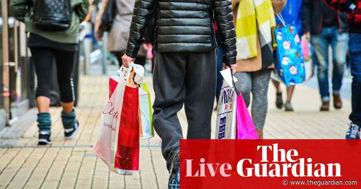 Retail sales stagnate in Britain in March; oil price jumps and airline shares fall after Israeli strike on Iran – business live