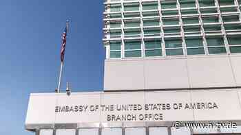 "Bis auf Weiteres" kein Ausflug: US-Botschaft schränkt Personalreisen in Israel ein