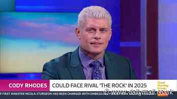 WWE champion Cody Rhodes believes he WILL wrestle The Rock in the future after their WrestleMania 40 rivalry... as he tells Good Morning Britain what it will take to lure the Hollywood star back into the ring