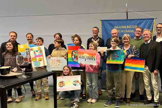 Zesdeklassers promoten vrede in tekenwedstrijd ‘Vredesposters’ van Lions Club