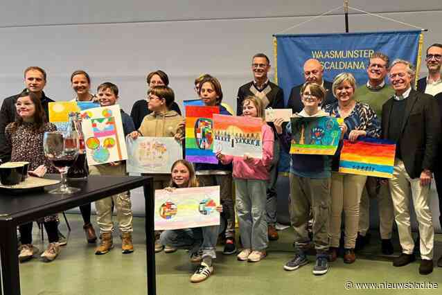 Zesdeklassers promoten vrede in tekenwedstrijd van Lions Club