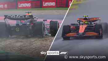 Max in the gravel, Lando steals pole from Lewis! | Sprint Qualy CHAOS in the rain!