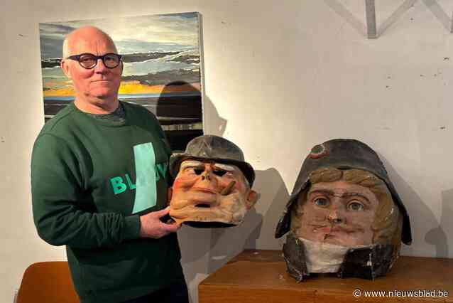 Al 50 jaar lang verzamelt André (72) maskers, zondag stelt hij zij unieke collectie tentoon: “Mijn kinderen vragen zich soms af wat ze later met al die spullen moeten doen”