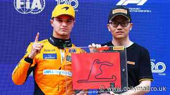 Lando Norris conquers the conditions to claim pole position in Shanghai for the first Sprint Race of the season ahead of Lewis Hamilton in second