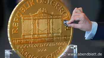 Materialwert 2,2 Millionen: Riesige Goldmünze ausgestellt
