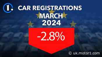 Who sold the most cars in Europe in March 2024?