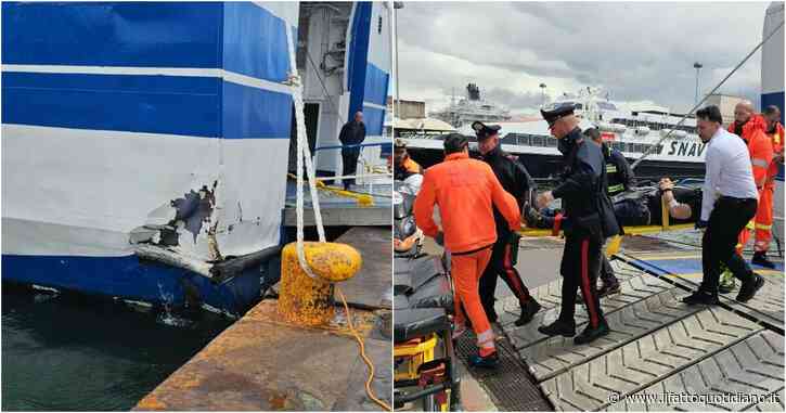 Nave urta una banchina del porto di Napoli: una donna in codice rosso. Tra i 29 feriti anche alcuni poliziotti impegnati al G7 sull’isola