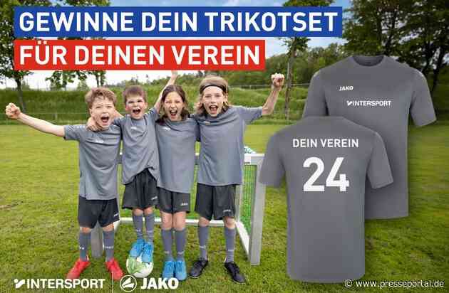 Startschuss für INTERSPORT-Aktionen im Sportjahr 2024 / INTERSPORT Deutschland und JAKO unterstützen Teamsport: Lokale Vereine können 1.000 Trikotsätze gewinnen