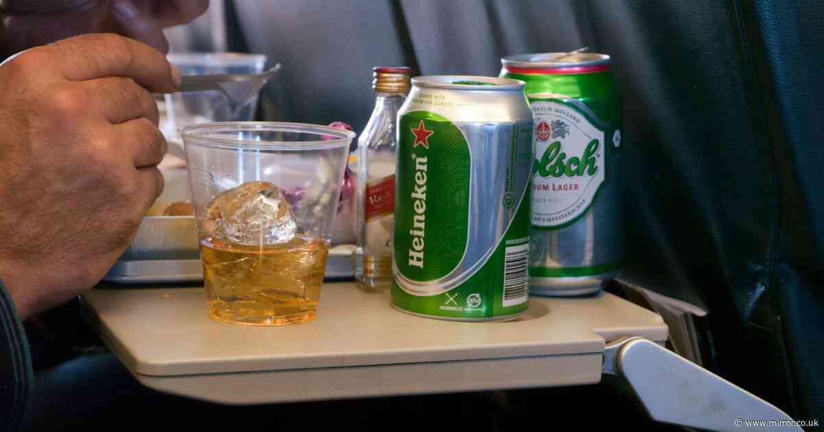 Airline crew 'shocked' as Brits drink all of plane's booze within 25 minutes of take-off