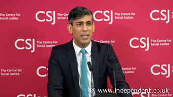 Feeling depressed doesn’t mean you can’t work, Sunak says in welfare reform speech