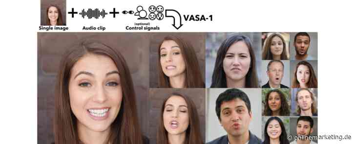 Microsoft VASA-1: Mit Bild und Audio zum sprechenden KI-Portrait