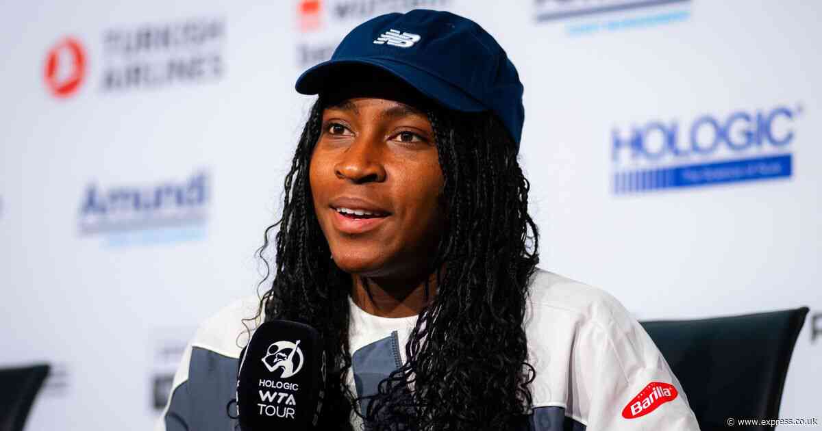 Coco Gauff giggles as she shares what her coach said about Zendaya movie threesome