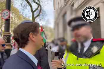 Met criticised over arrest threat to ‘openly Jewish’ man near pro-Palestine demo