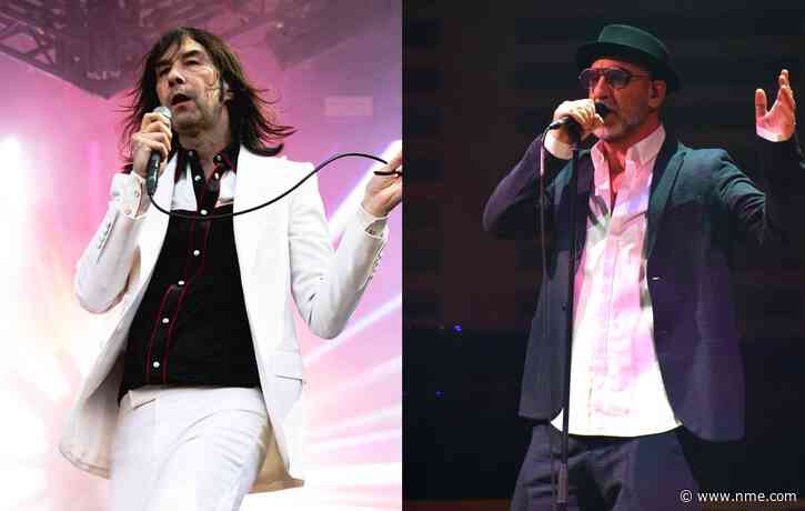 Watch Primal Scream’s Bobby Gillespie join Eric Cantona on stage to sing song ex-footballer penned for Palestine