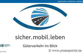 POL-BI: Bilanz des Verkehrsaktionstags "sicher.mobil.leben - Güterverkehr im Blick"