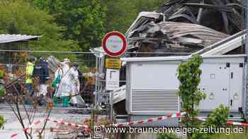 Polizei untersucht Ruine von Aerosol-Firma in Braunschweig