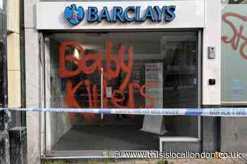 Barclays issues statement as Croydon branch vandalised