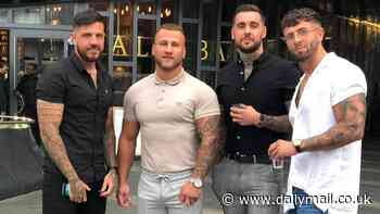 How 'four lads in jeans' faced vicious trolling after snap of pals enjoying a night out in Birmingham went viral in 2019... before being immortalised in statue outside All Bar One and starring in McDonald's advert - as '2024 upgrade' sparks hilarious meme