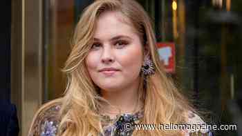 Princess Amalia of the Netherlands dazzling gold bag is influencer-approved