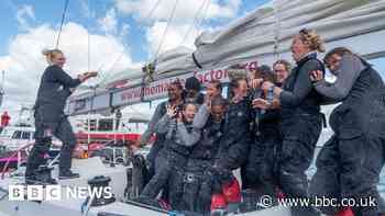 All-female crew hailed after round-the-world sail